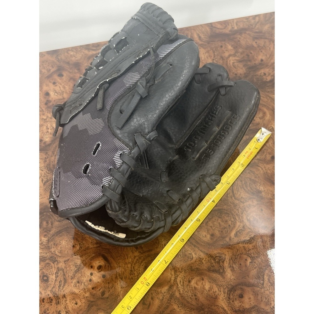 Camo Baseball Glove 10.0" TS 1000DCB Adidas Easy Close Black & Gray